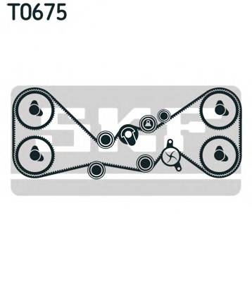 SKF VKMA 98115 Комплект ременя ГРМ