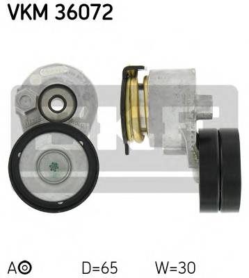 SKF VKM 36072 Натяжний ролик, полікліновий