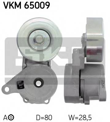 SKF VKM 65009 Натяжной ролик, поликлиновой