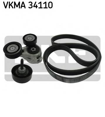 SKF VKMA 34110 Поликлиновой ременный комплект