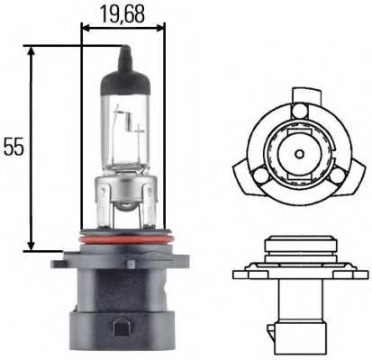 HELLA 8GH 005 636-201 Лампа накаливания, основная