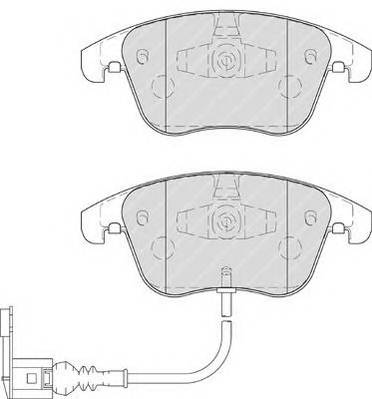 FERODO FDB4057 Комплект тормозных колодок,