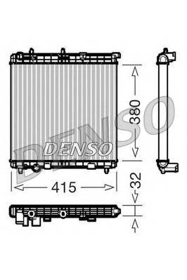 DENSO DRM07011 Радиатор, охлаждение двигателя