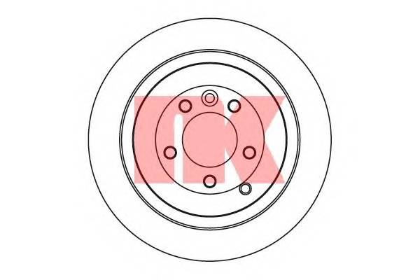 NK 204029 Тормозной диск