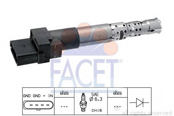 FACET 9.6335 Катушка зажигания