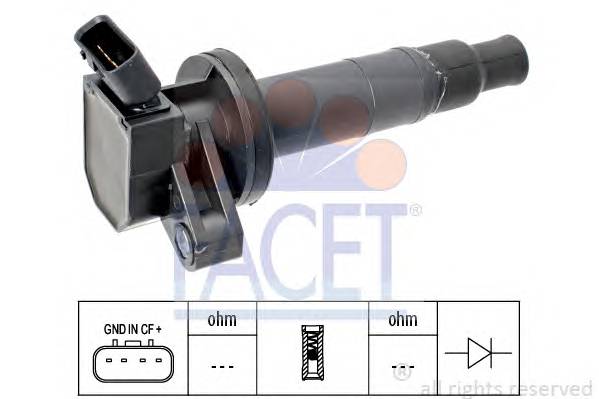 FACET 9.6361 Котушка запалювання