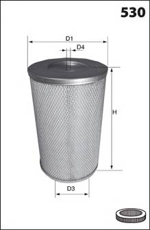 MECAFILTER EL3785 Повітряний фільтр