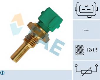 FAE 33360 Датчик, температура охолоджувальної