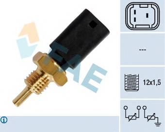 FAE 33724 Датчик, температура охлаждающей