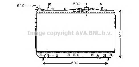 AVA QUALITY COOLING DWA2073 Радиатор, охлаждение двигателя