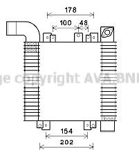 AVA QUALITY COOLING HY4359 Интеркулер