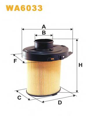 WIX FILTERS WA6033 Воздушный фильтр