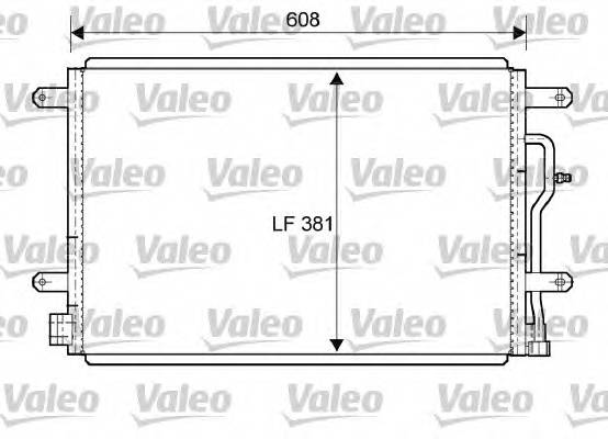 VALEO 818190 Конденсатор, кондиционер