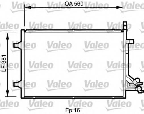 VALEO 818194 Конденсатор, кондиционер