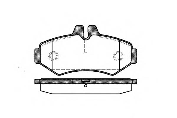 WOKING P6333.00 Комплект тормозных колодок,