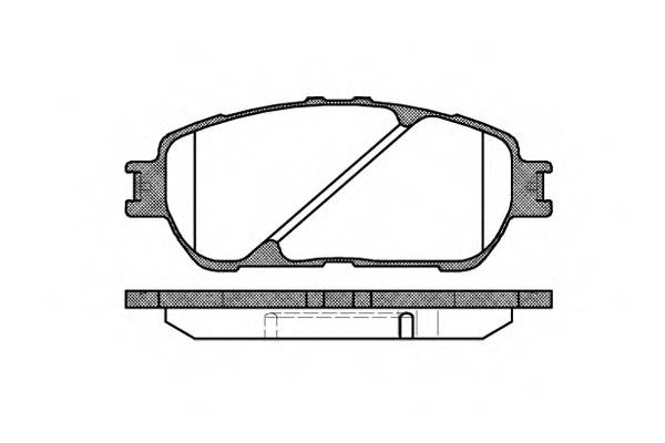 WOKING P9983.00 Комплект тормозных колодок,