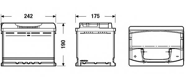 EXIDE EA601 Аккумулятор