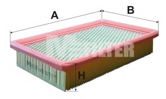 MFILTER K497 Фiльтр салону