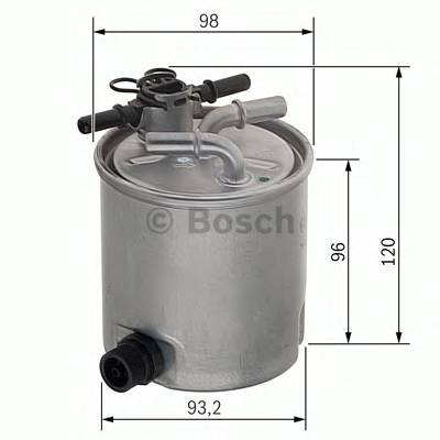 BOSCH F 026 402 019 Топливный фильтр