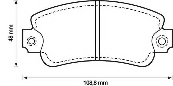 JURID 571464J Комплект тормозных колодок,