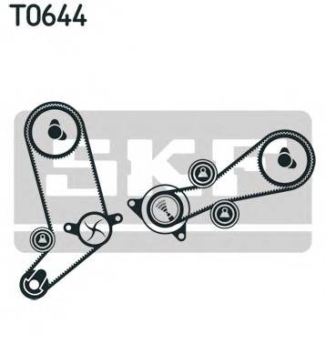 SKF VKMA 01270 Комплект ременя ГРМ