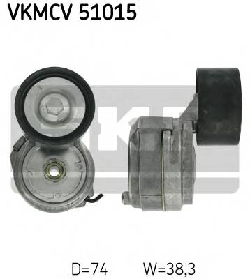 SKF VKMCV 51015 Натяжний ролик, полікліновий