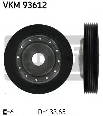 SKF VKM 93612 Ремінний шків, колінчастий