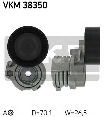 SKF VKM 38350 Натяжний ролик, полікліновий