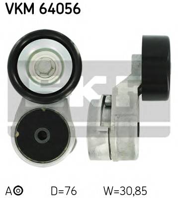 SKF VKM 64056 Натяжний ролик, полікліновий