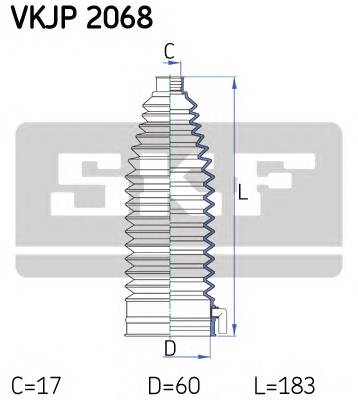 SKF VKJP 2068 Комплект пылника, рулевое