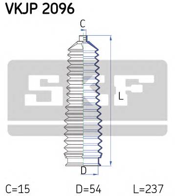 SKF VKJP 2096 Комплект пильника, рульове