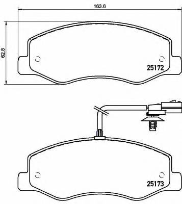 BREMBO P 68 061 KLOCKI HAM. MOVANO