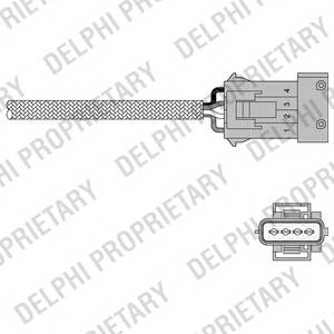 DELPHI ES20258-12B1 Лямбда-зонд