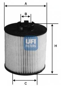 UFI 25.012.00 Масляный фильтр