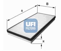 UFI 53.222.00 Фільтр, повітря у