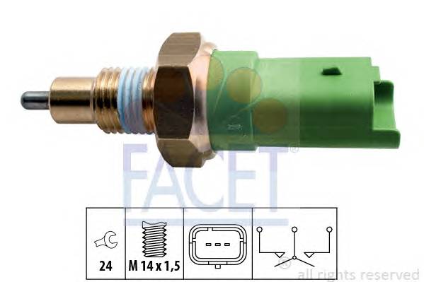 FACET 7.6245 Выключатель, фара заднего