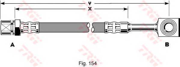 TRW PHD288 Тормозной шланг