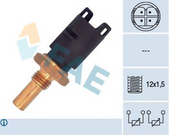 FAE 33295 Датчик, температура охлаждающей