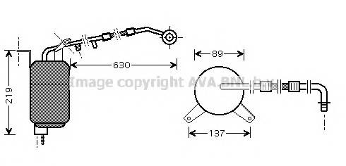 AVA QUALITY COOLING FDD111 Осушитель, кондиционер