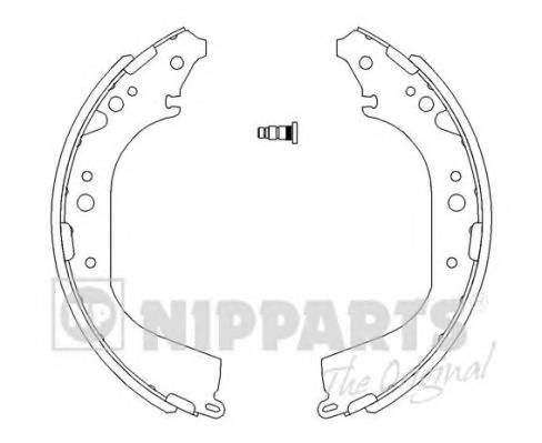 NIPPARTS J3502039 Комплект тормозных колодок