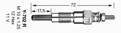 NGK 1065 Свеча накаливания