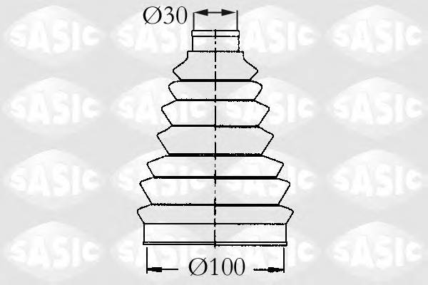 SASIC 2933983 Комплект пылника, приводной