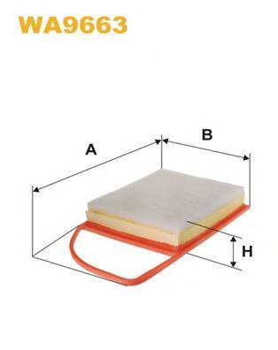 WIX FILTERS WA9663 Воздушный фильтр