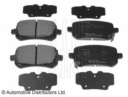 BLUE PRINT ADA104259 Комплект гальмівних колодок,