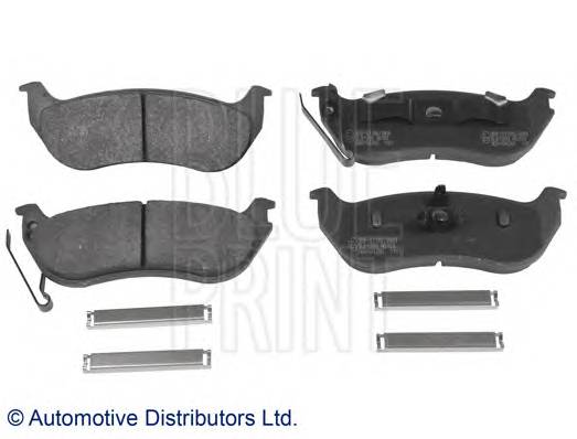 BLUE PRINT ADA104260 Комплект гальмівних колодок,