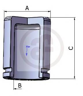 AUTOFREN SEINSA D025280 Поршень, корпус скобы