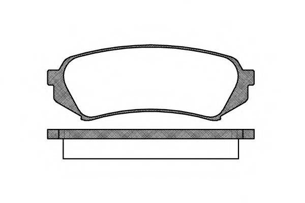 WOKING P6063.00 Комплект тормозных колодок,