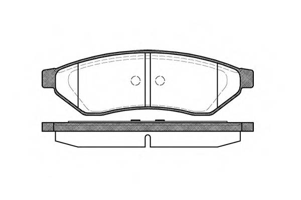 WOKING P11493.00 Комплект гальмівних колодок,