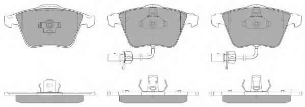 FREMAX FBP-1302-01 Комплект гальмівних колодок,