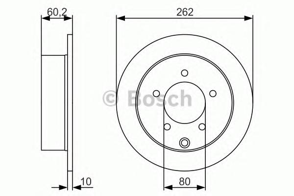 BOSCH 0 986 479 A41 Тормозной диск